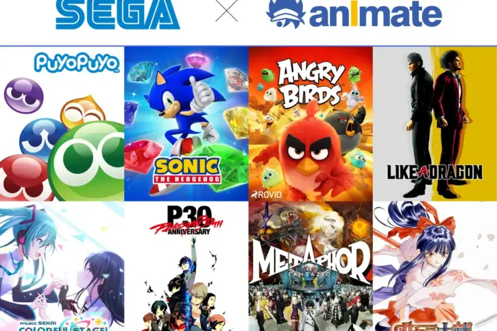 SEGA/ATLUS and animate Launch First Global Project: Year-Long Collaboration Showcasing Popular IPs at animate Stores Worldwide SEGA/ATLUS and animate Launch First Global Project: Year-Long Collaboration Showcasing Popular IPs at animate Stores Worldwide 38