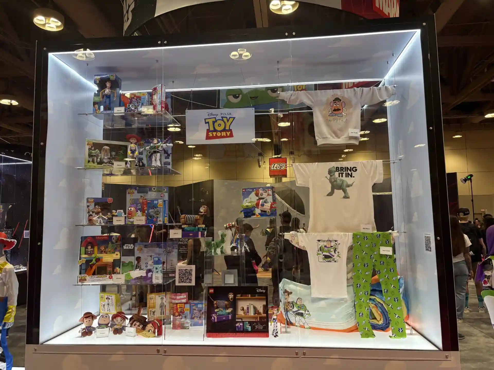FAN EXPO Canada 2026 - Star Wars and Marvel product displays at Disney Consumer Products booth