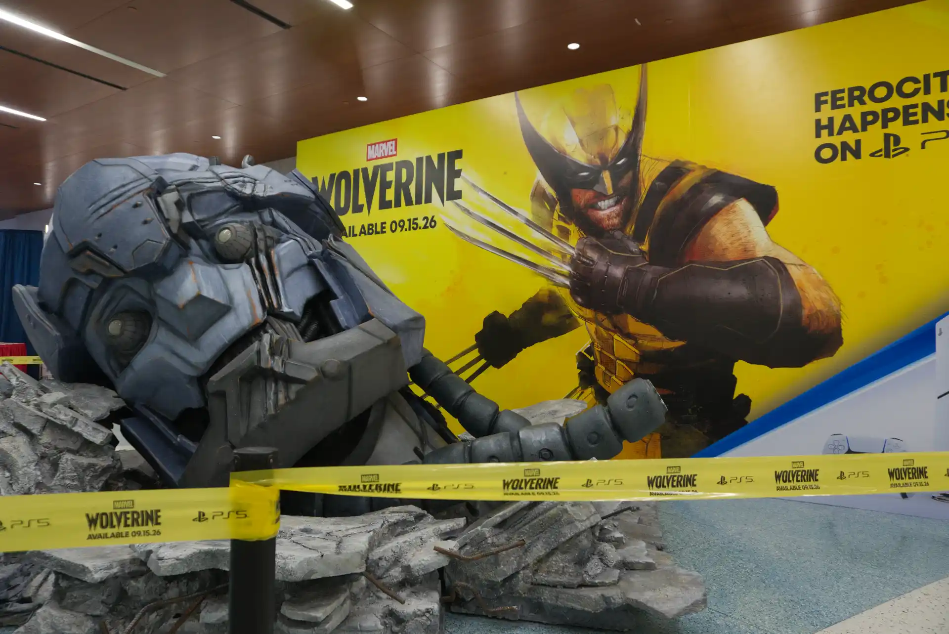 PlayStation Marvel's Wolverine photo opportunity and claw-speed challenge at FAN EXPO Canada 2026
